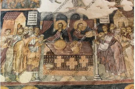Земенски манастир. Църквата и стенописи от Земенския манастир