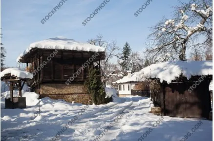 Село Боженци през зимата