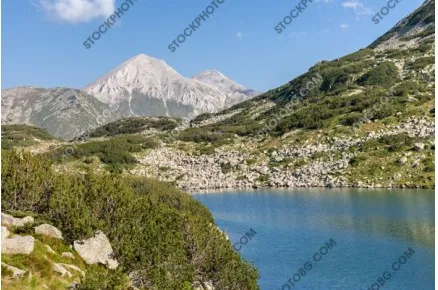 Връх Вихрен и Кутело. Пирин планина. Планински пейзаж