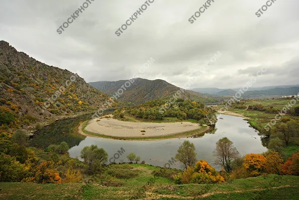 Меандър на река Арда край село Маджарово