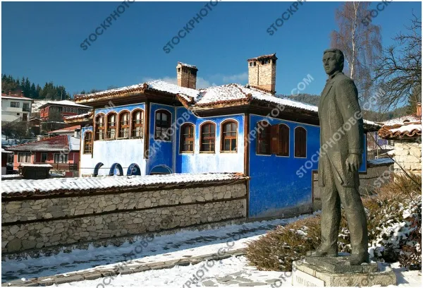 Копривщица през зимата. Възрожденски къщи