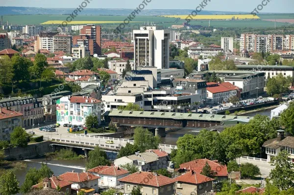 Поглед към град Ловеч отвисоко