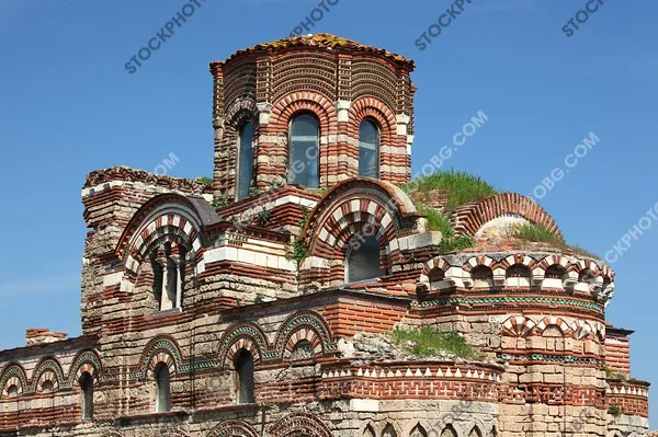 Несебър. Старинната църква Исус Христос Пантократор в стария град