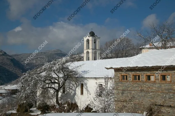Зима в село Ковачевица