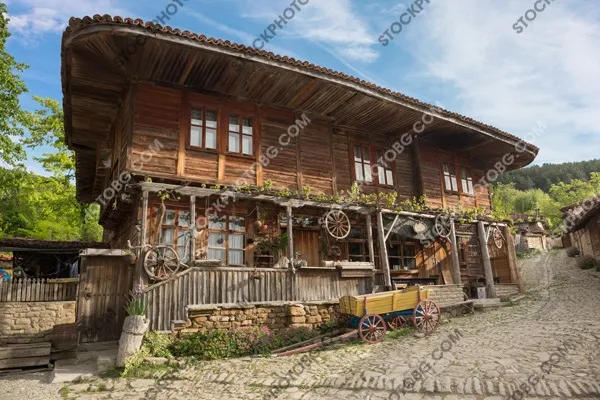 Възрожденски къщи в Село Жеравна