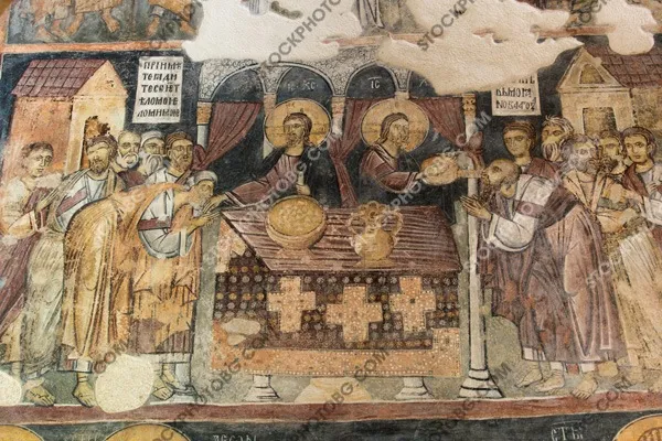 Земенски манастир. Църквата и стенописи от Земенския манастир