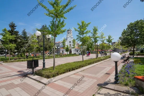 Центърът на черноморския град Поморие