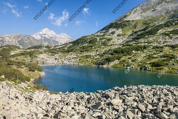 Връх Вихрен и Кутело. Пирин планина. Планински пейзаж