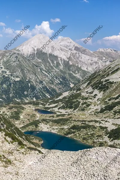 Връх Вихрен и Кутело. Пирин планина. Планински пейзаж
