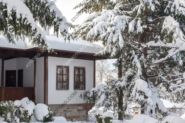 Елена старият град през зимата