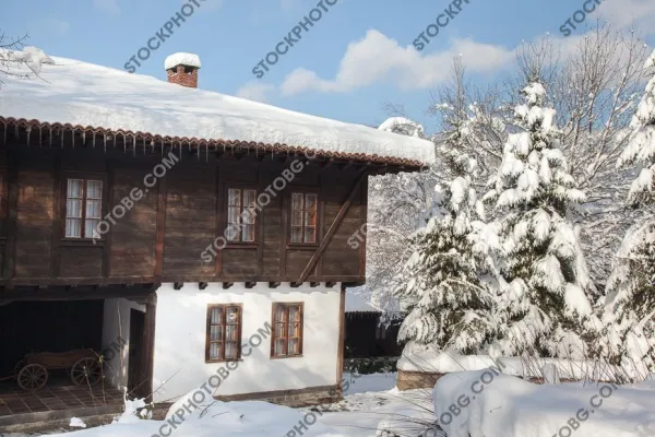 Елена старият град през зимата
