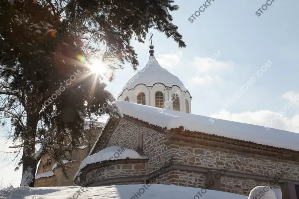 Елена старият град през зимата