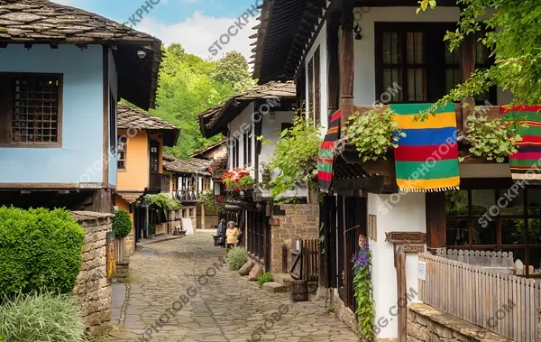 Възрожденска архитектура. Стари къщи в Етъра